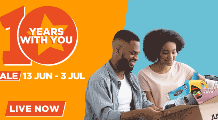 Customers on Jumia will benefit from up to 90% discounts as the company continues to celebrate its 10th anniversary.